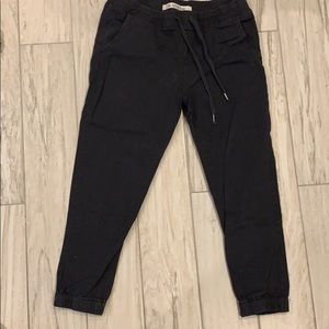 Black baggy pants